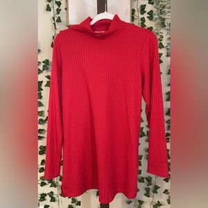 Red Long Sleeve Medium Denim&Co Top